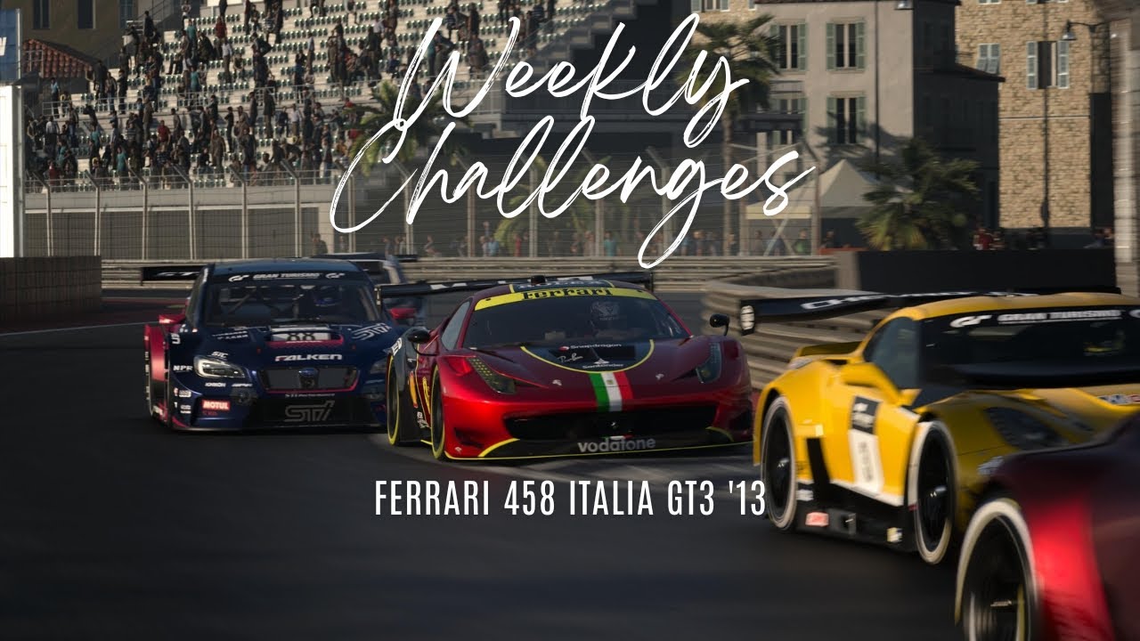 Gran Turismo 7 -🐎Ferrari 458 Italia GT3 '13🐎(Dragon Trail Seaside Reverse) - WTC 800 - Hood Cam