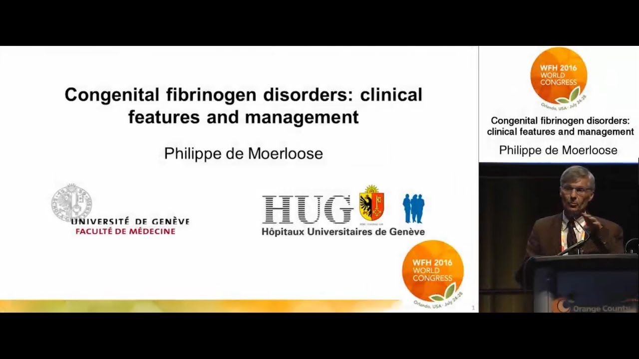 Congenital Fibrinogen Disorders: Clinical features and management
