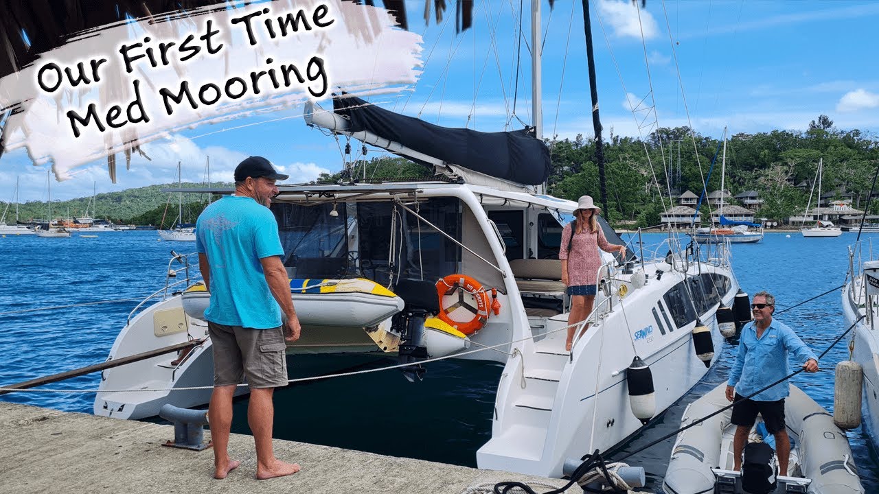 E156 - Our First Time MED MOORING, Exploring Port Vila, Efate & the Blue Lagoon