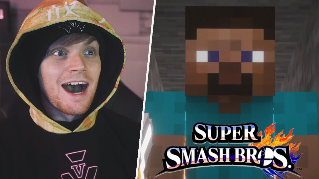 VIK reagiert auf MINECRAFT STEVE (in SMASH BROS. ULTIMATE)!