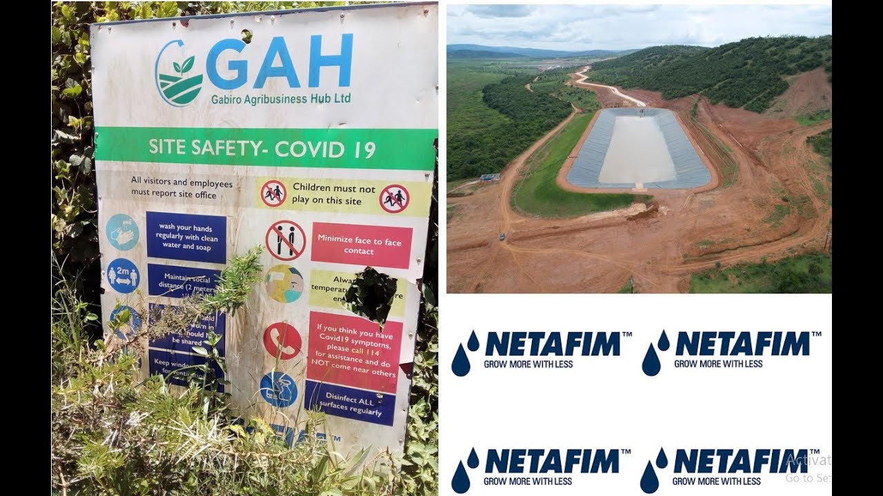 🔴GABIRO AGRIBUSINESS HUB - IRRIGATION IN RWANDA|| GAH PROJECT NETAFIM-HEADWORKS || Akagera river