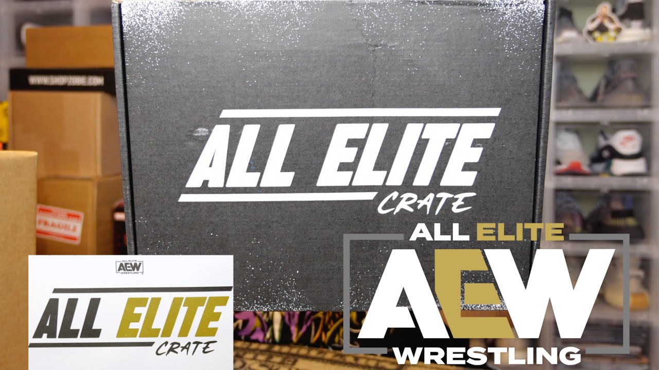 Unboxing the 1ST ever AEW ALL ELITE CRATE Mystery Box + CRAZY Value!