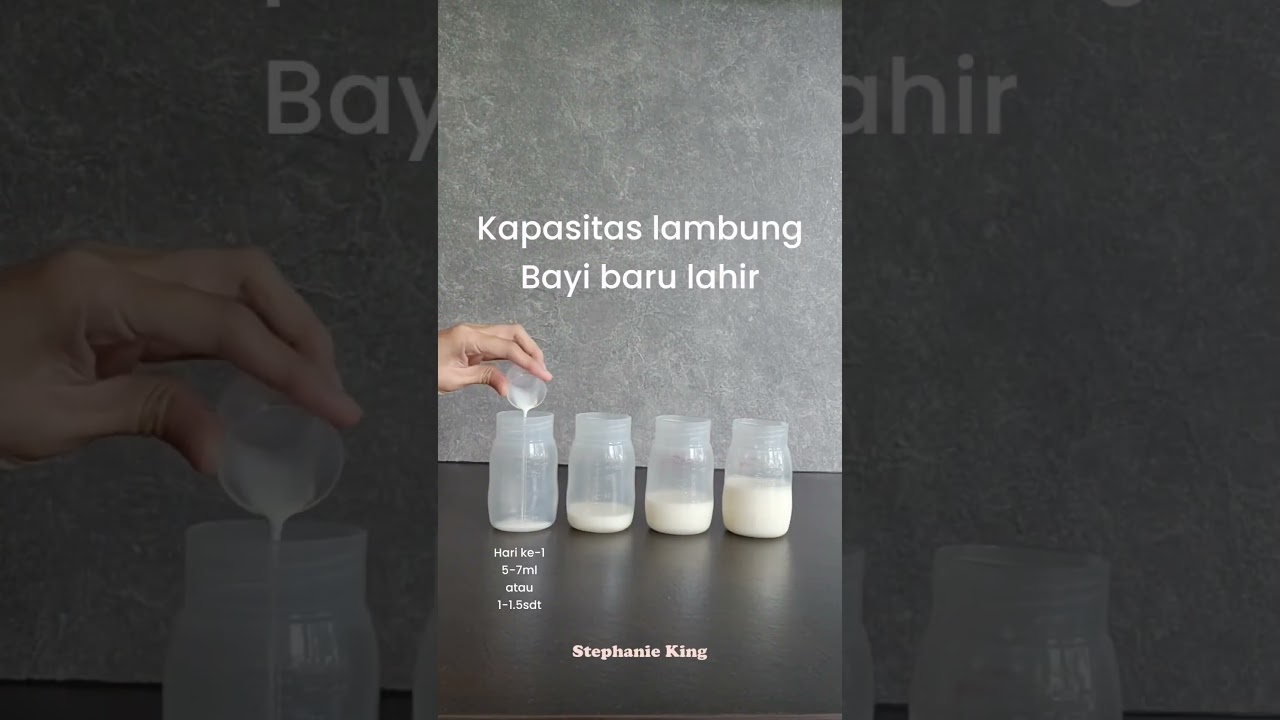 Ternyata baru bayi lahir tuh belum butuh ASI banyak moms ❤️