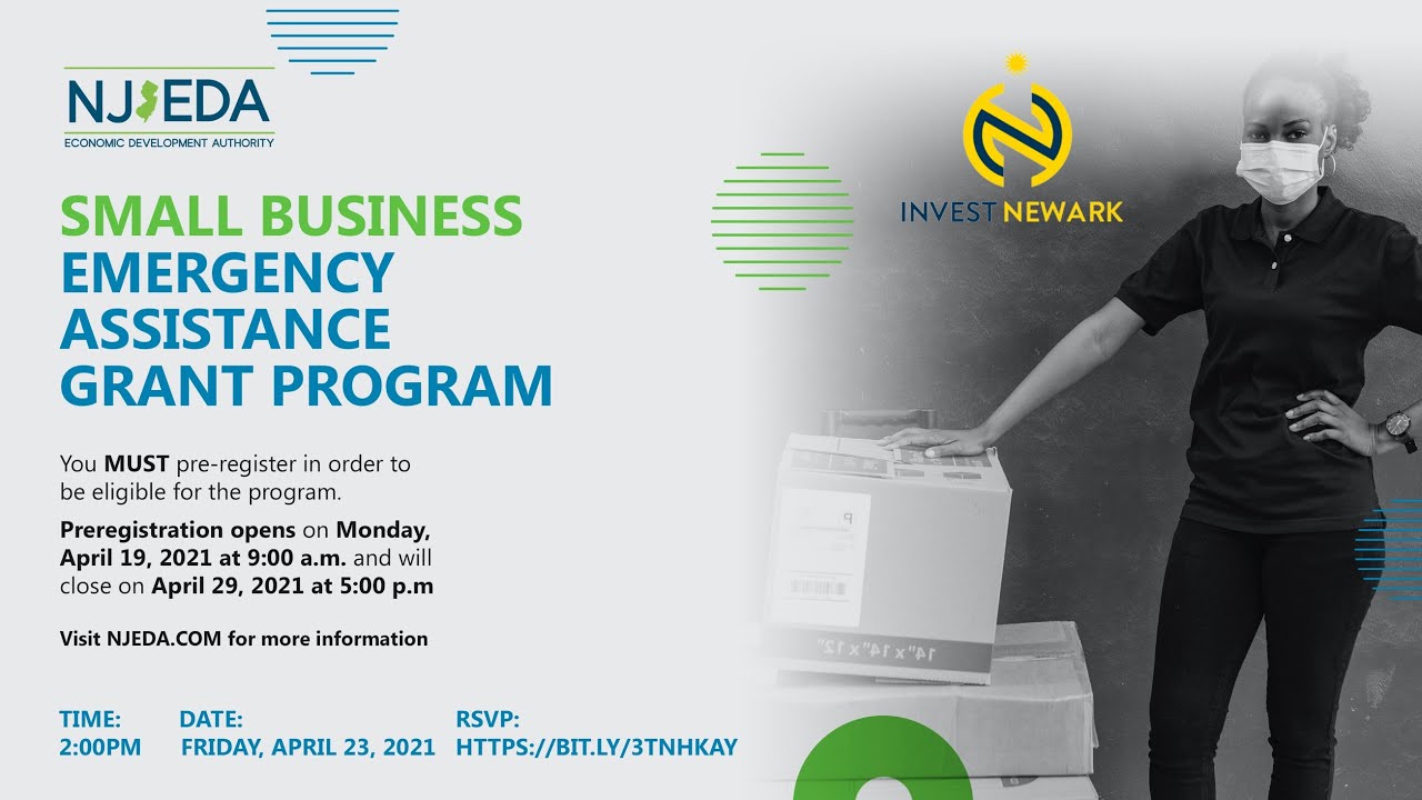 Financial Fridays: NJEDA Small Business Emergency Assistance Grant Program