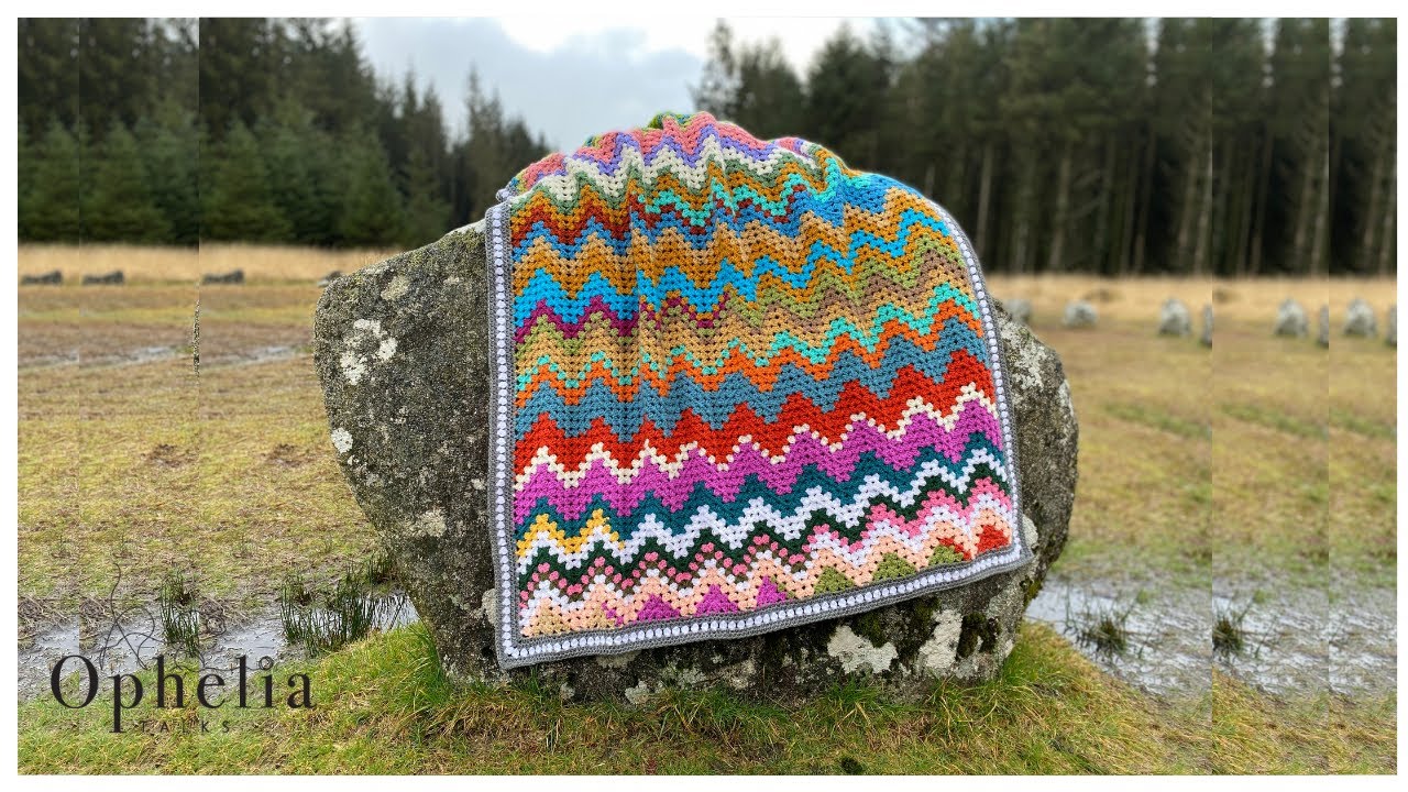 BORDER FOR ZIG ZAG CROCHET BLANKET // With Tips & Tricks To Crochet A Stunning Border