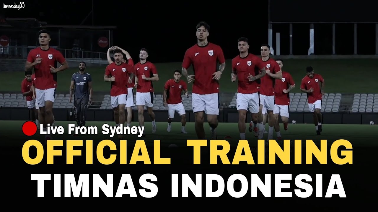 Latihan Resmi Timnas Indonesia Jelang Melawan Australia #timnasindonesia #timnas #timnasday