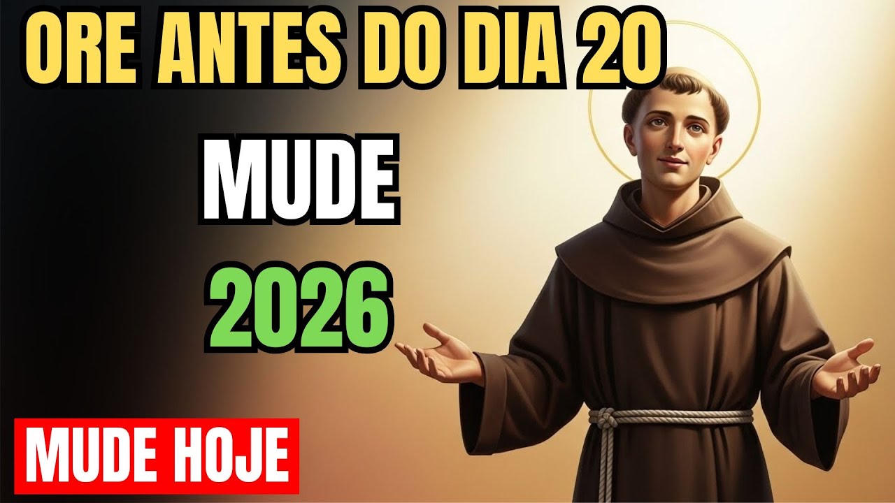 Ore antes do dia 20 e entregue suas preocupações financeiras a Santo Antônio