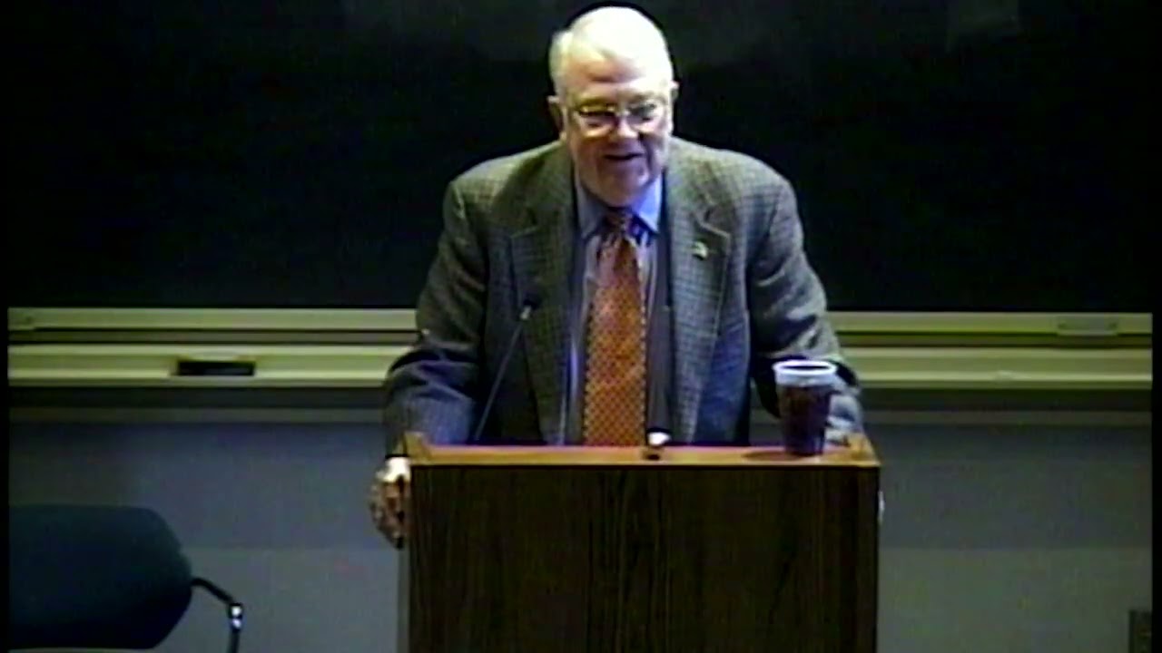 Edwin Meese at the University of Richmond, 2007.