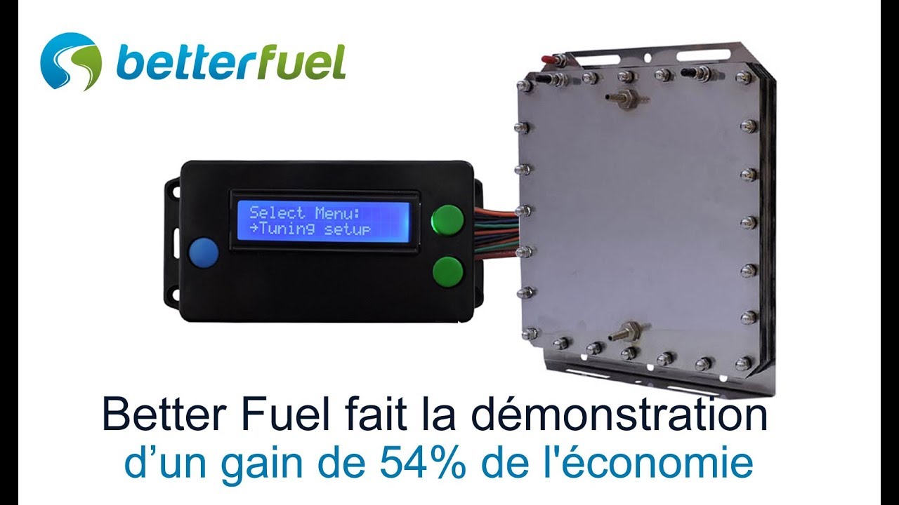 54% de gain en économie de carburant avec hydrogène HHO et contrôleur de capteur ProTuner