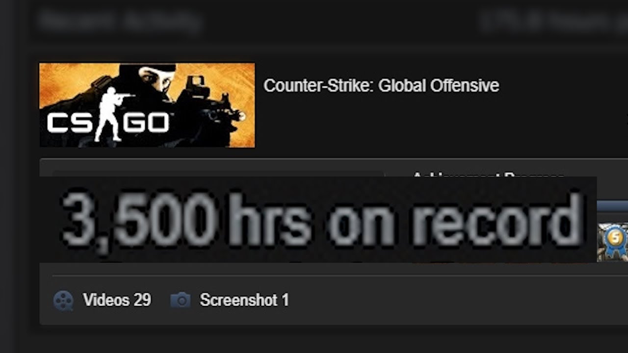 3500 Stunden CS:GO