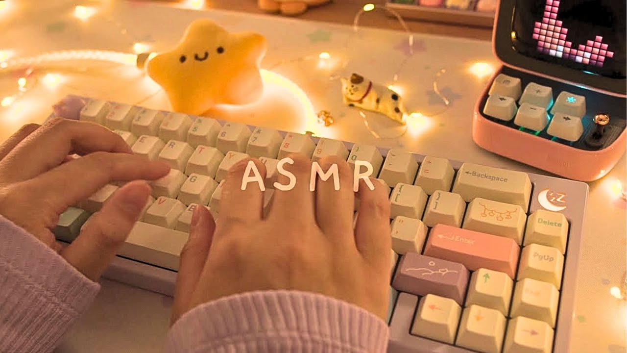 [11 mints ASMR] Smooth Keyboard Typing 😴 Keyboard ASMR