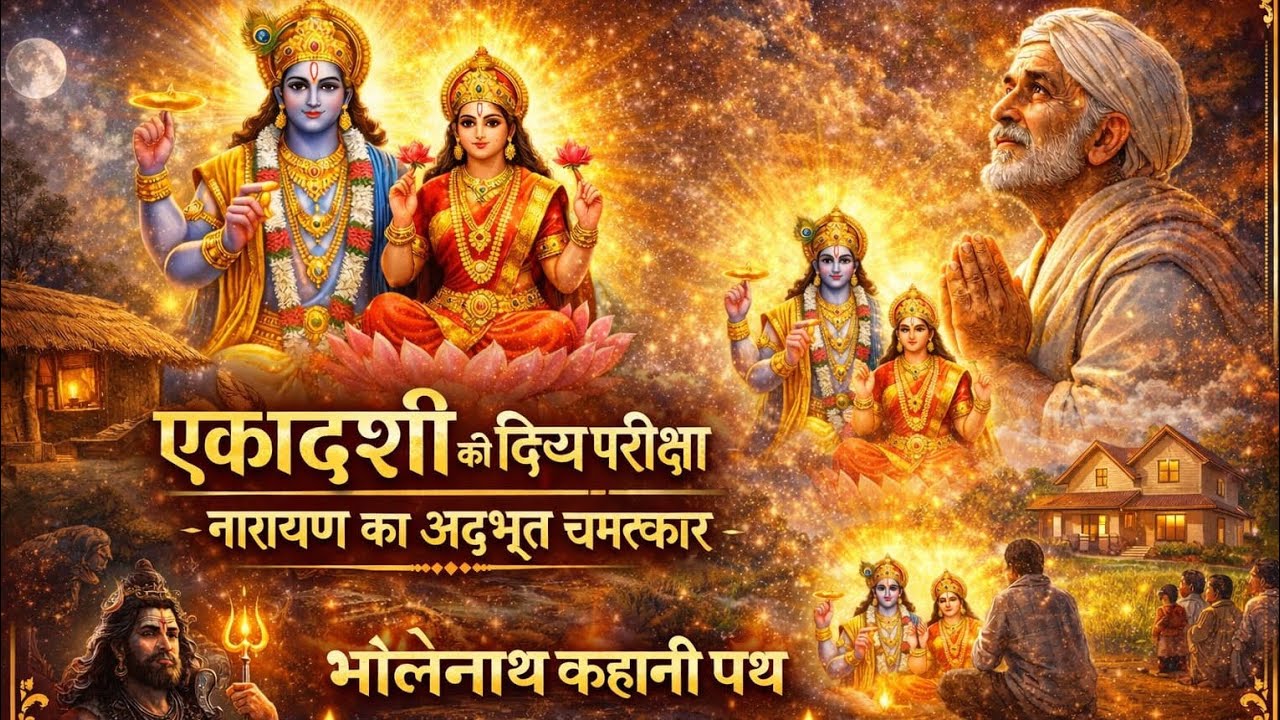 Ekadashi ki Chamatkar | Ekadashi ki katha | Satyanarayan Maharaj ki katha | Bholenath Kahani path |