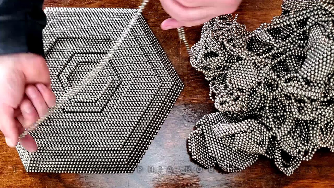 REVERSE Zen Magnet Pyramid 50,000 Buckyballs Magnetic Balls neodymium Magnets Oddly Satisfying ASMR