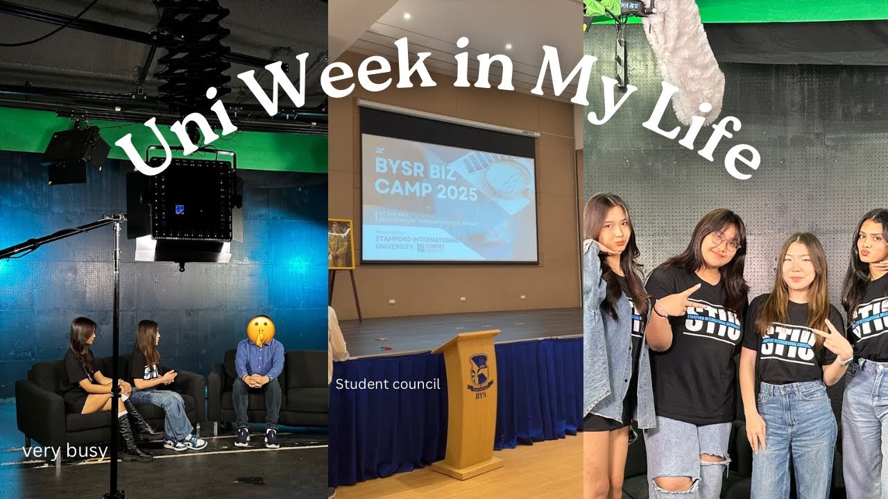 Uni week in my life of Burmese international student at Stamford University| Student Council Version