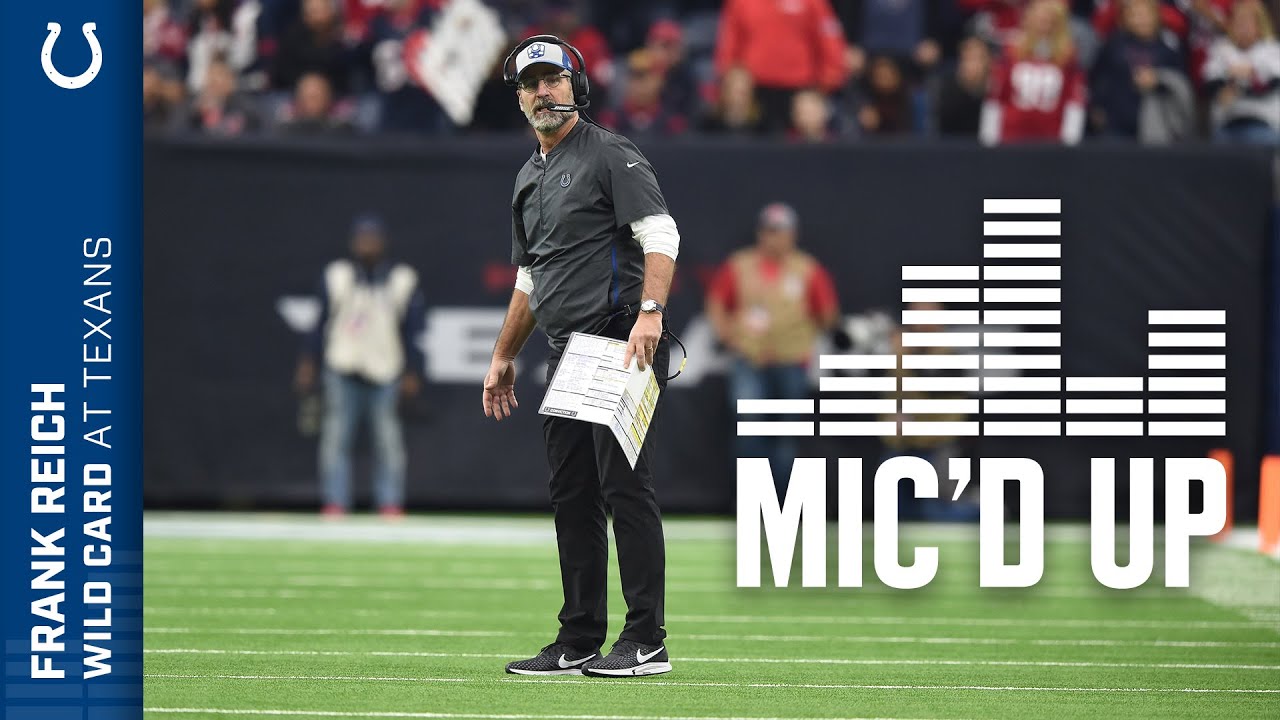 Coach Frank Reich Mic'd Up Against The Texans