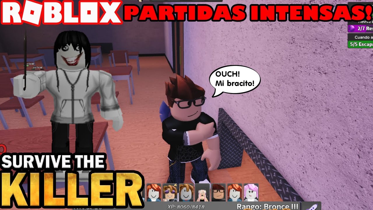 Escapando De Samanta Con Mi Bracito Roto En Sobrevive Al Asesino! Partidas Intensas!