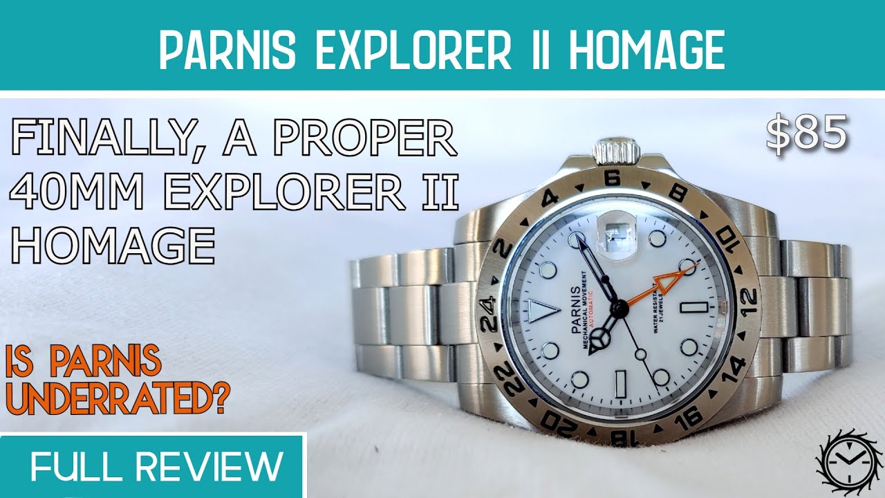 Parnis 40mm Explorer II homage