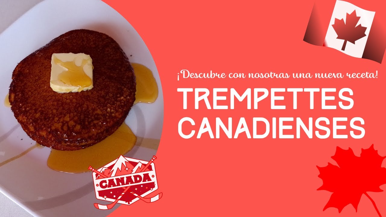 RECETA DE TREMPETTES o PANCAKES CANADIENSES - ¡SUPER FÁCIL! | MALU Prueba Platos Típicos