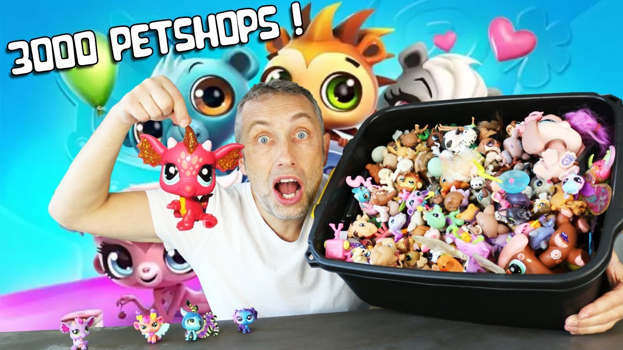 On a atteint les 3000 (oui TROIS MILLE !) PETSHOP !