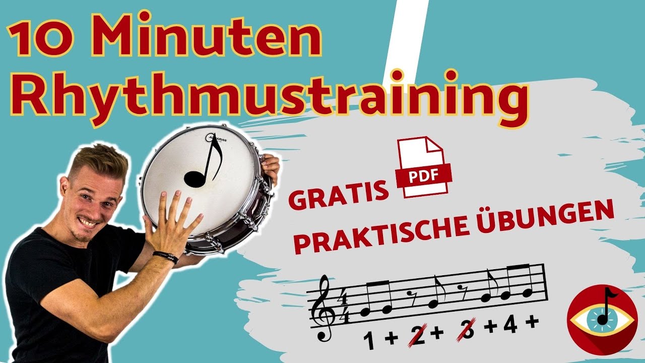 Rhythmen richtig lesen und z&auml;hlen #2 - Achtelnoten und Achtelpausen