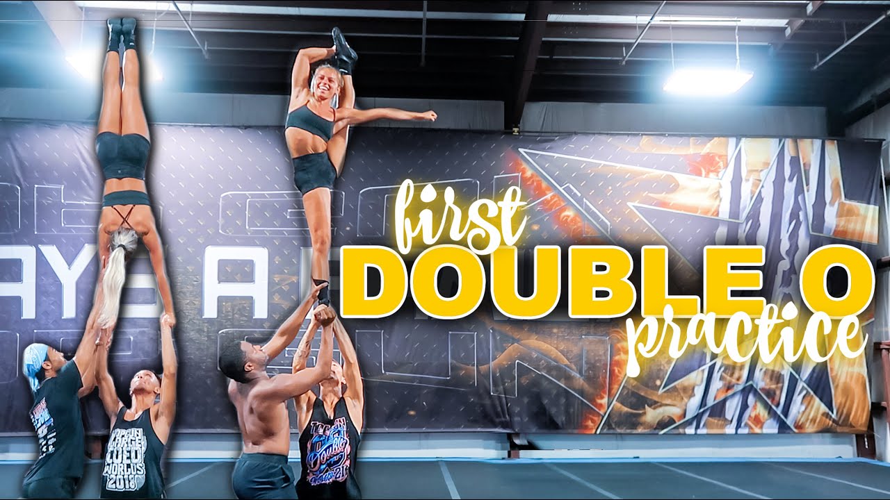 VLOG: first Double O cheer practice of the year!