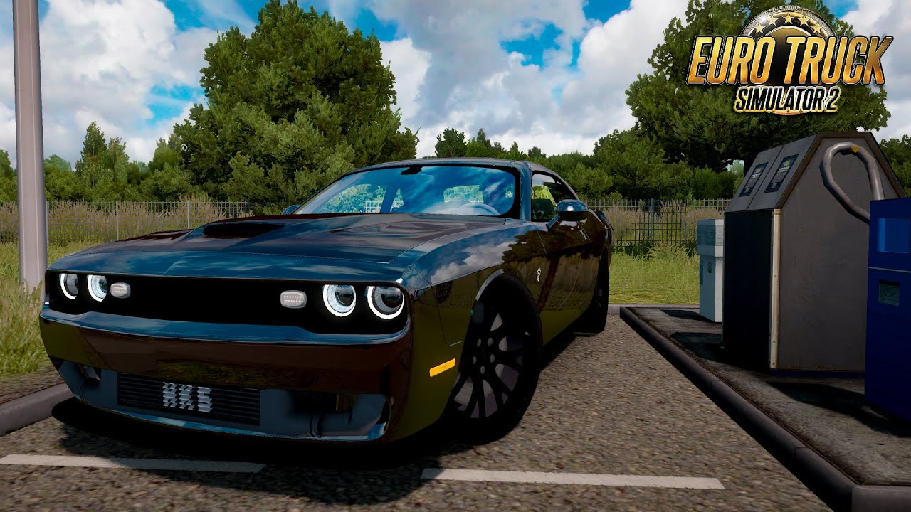 ✅ ▶Dodge Challenger◀ | ETS 2 1.37 | 🚦 CAR MOD | 4K