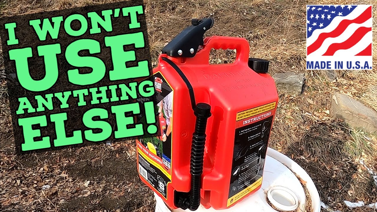 The Best Gas Can Ever!  (SURECAN)