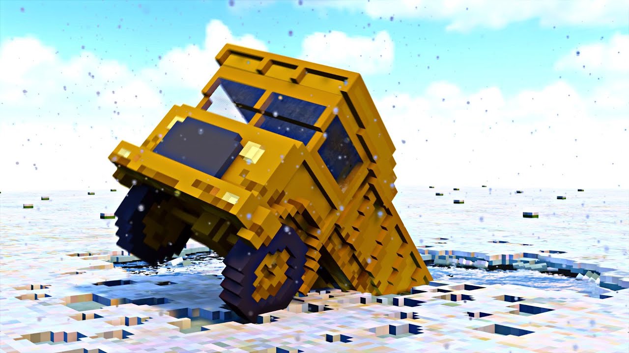 Cars Break MINE ICE FIELD // Teardown (Quzi E)
