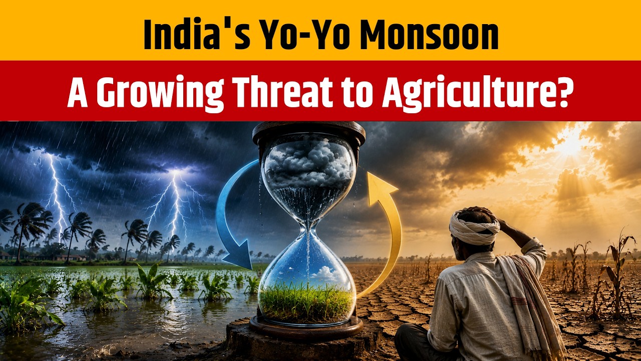 Weather Update: Erratic Monsoon Hits India! What It Means for Farmers, Crops & Electricity | Climate