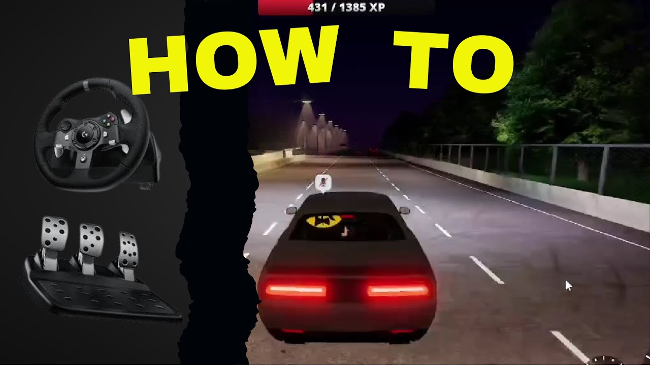 *👍EASY👍* HOW TO CONNECT YOUR STEERING WHEEL TO ROBLOX
