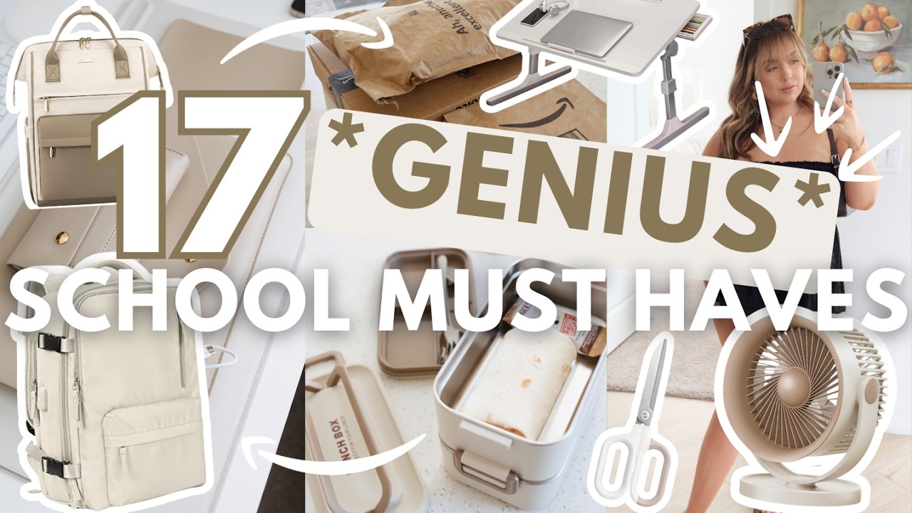 17 *GENIUS* Amazon Back To School Gadgets 2024: school supplies + back to school haul + backpacks