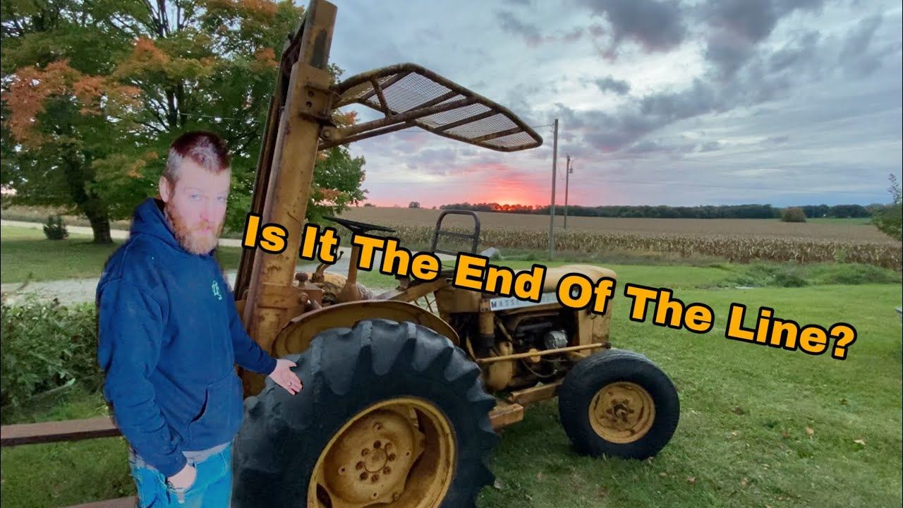 Massey Ferguson 204 Forklift Fuel System Trouble Shooting and Exhaust Repair.