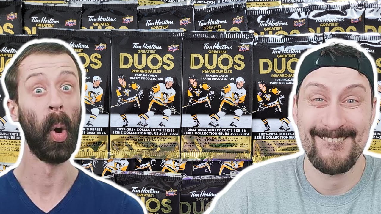 Opening 100 Tim Hortons Greatest Duos Hockey Packs!
