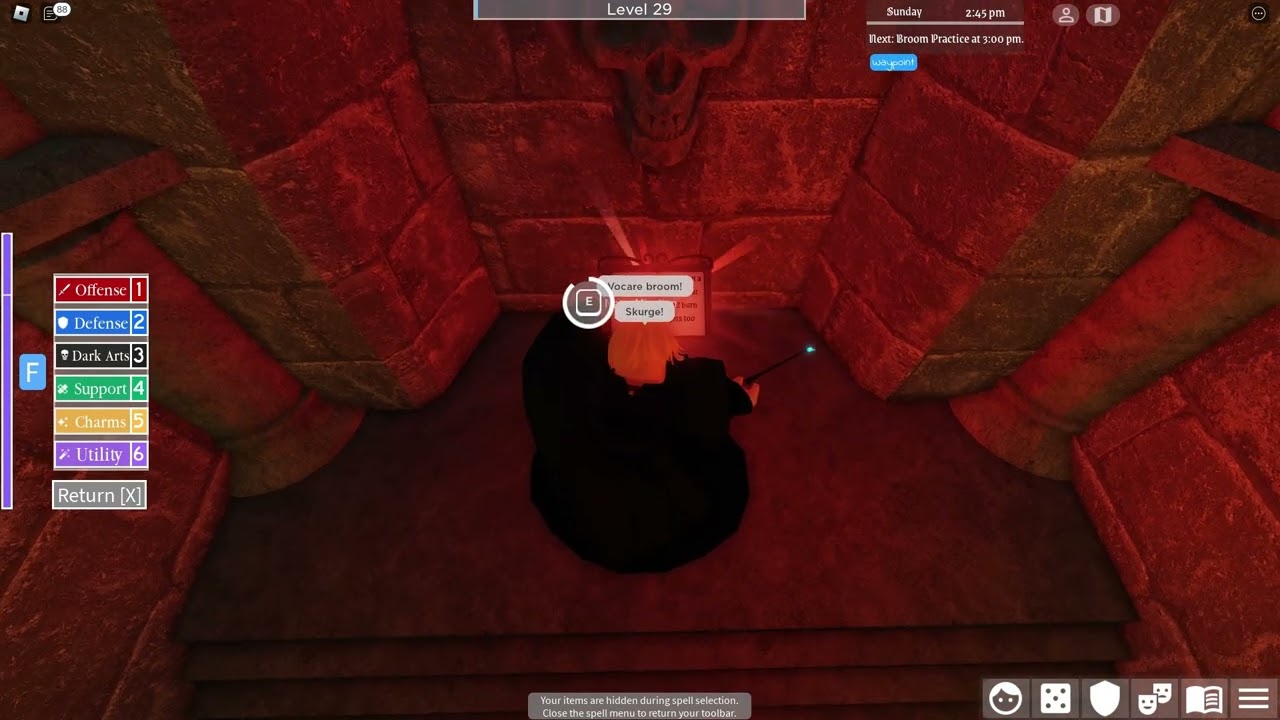 DARK ARTS MAGIC SPELL LOCATION AND SHOWCASE (Roblox: World of Sorcery)