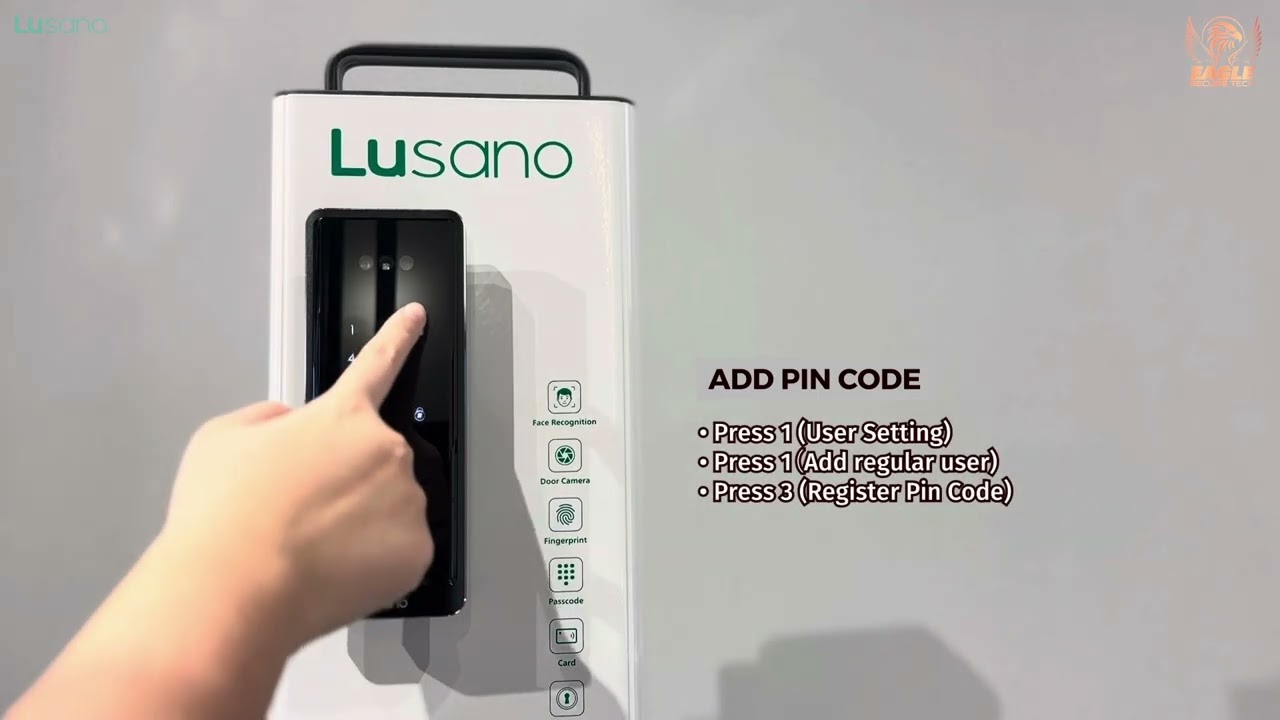 Lusano Smart Lock Ultra Slim Gate | Manual Instruction