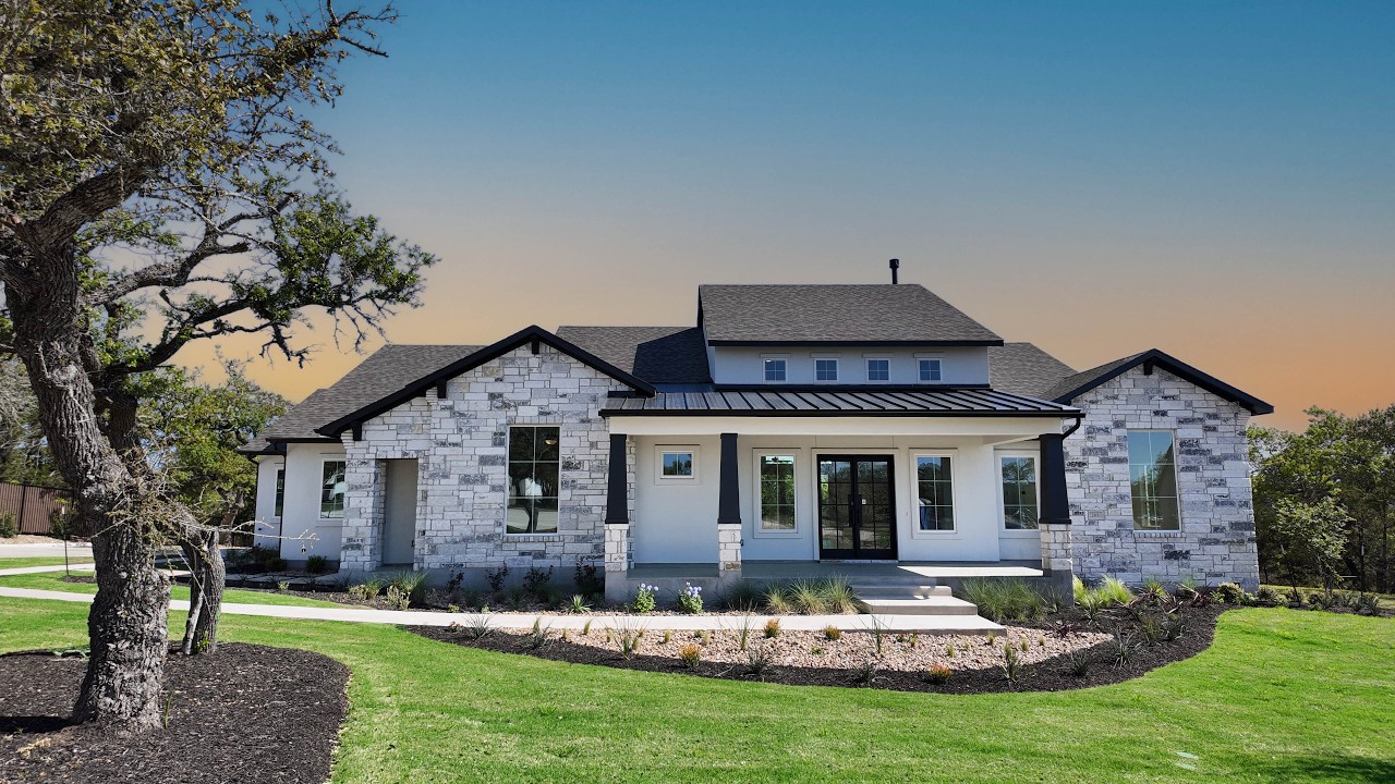 Luxury Home on 2 Acres in Gated Bunker Ranch, Dripping Springs TX | Sitterle Alpine Plan 🏡✨