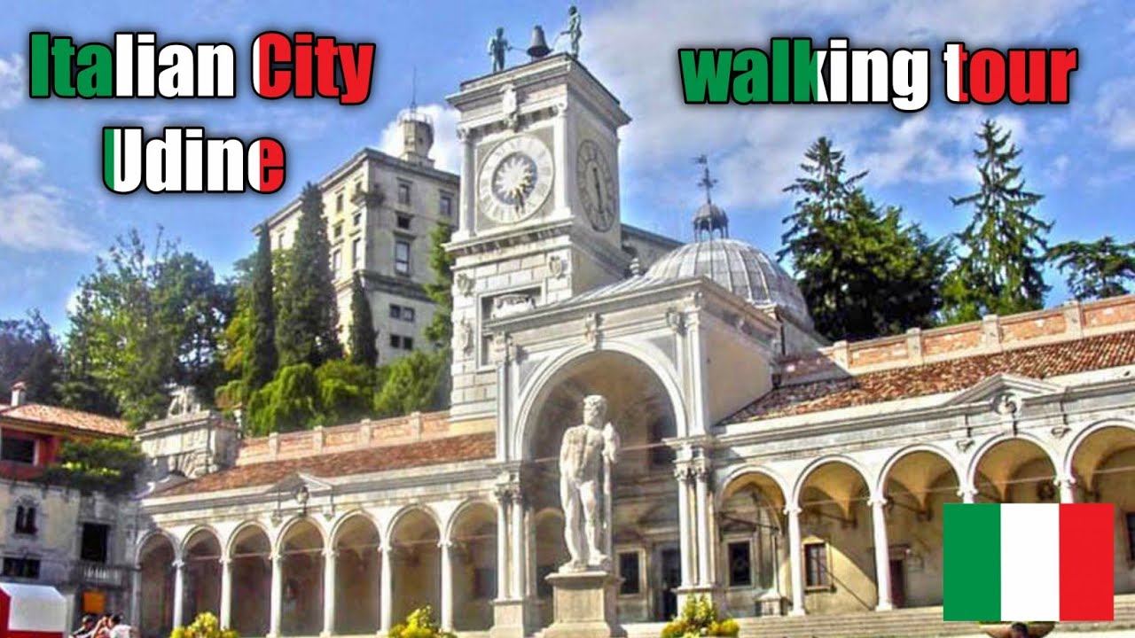 Italian City Udine walking tour | Udine walking