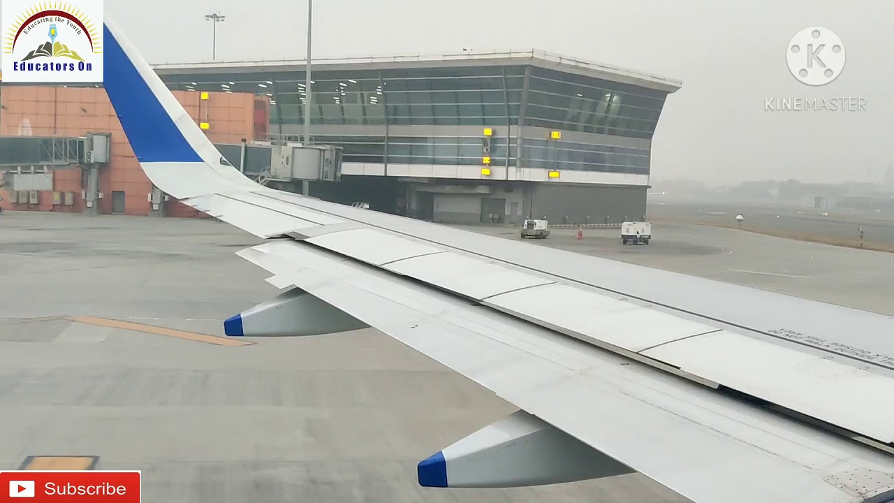Flight safety instructions before takeoff in Hindi and English Language | Indigo Patna to New Delhi