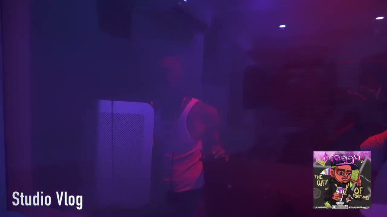 Studio vlog #1 The Gift Of Fortune album drops soon stay tune #Drankbabies