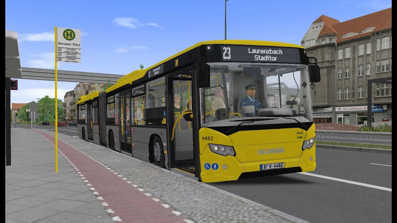 OMSI 2. Ahlheim & Laurenzbach, Line 23, Scania Citywide GN14