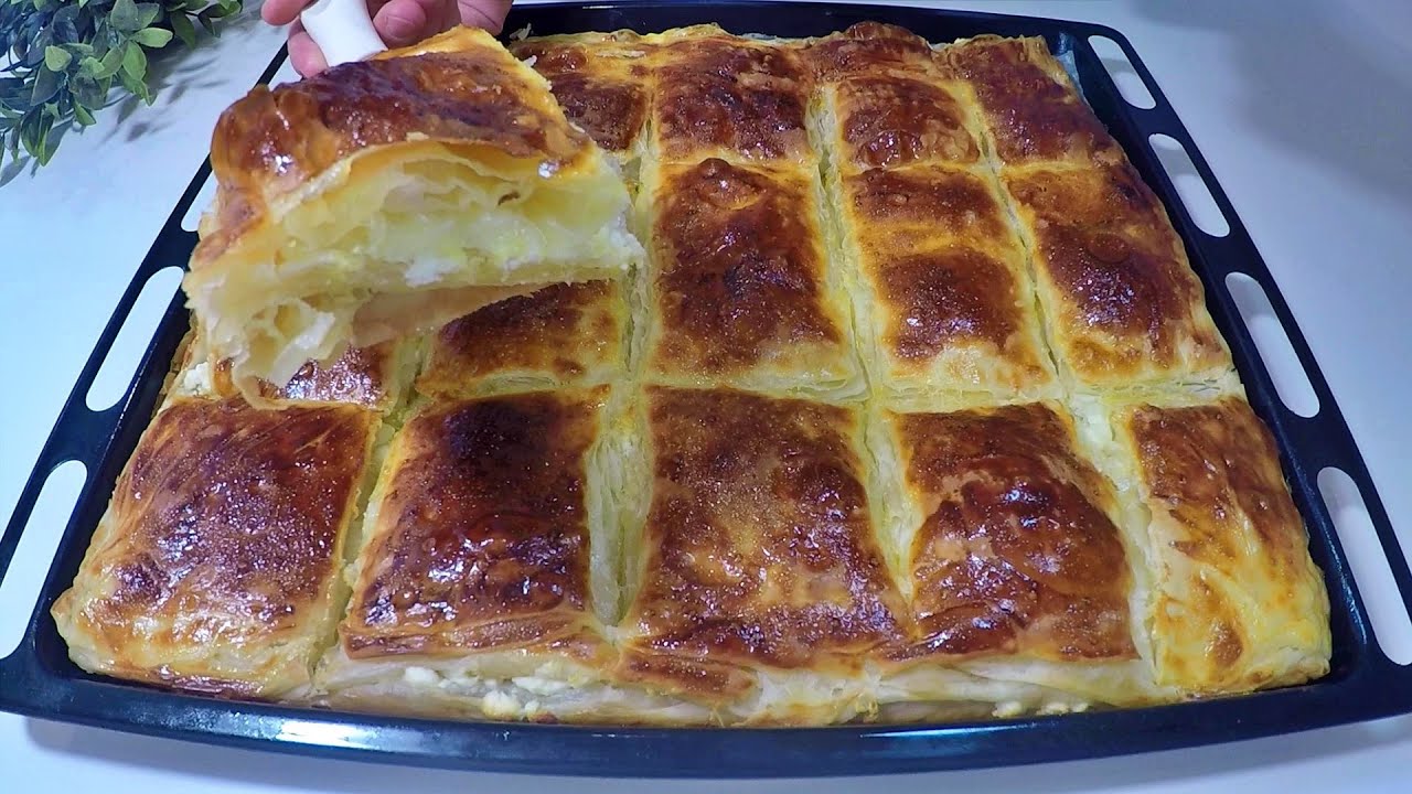 SU BÖREĞİ DEĞİL‼️AMA SU BÖREĞİ TADINDA‼️KAT KAT ÇITIR ÇITIR PEYNİRLİ BÖREK TARİFİ