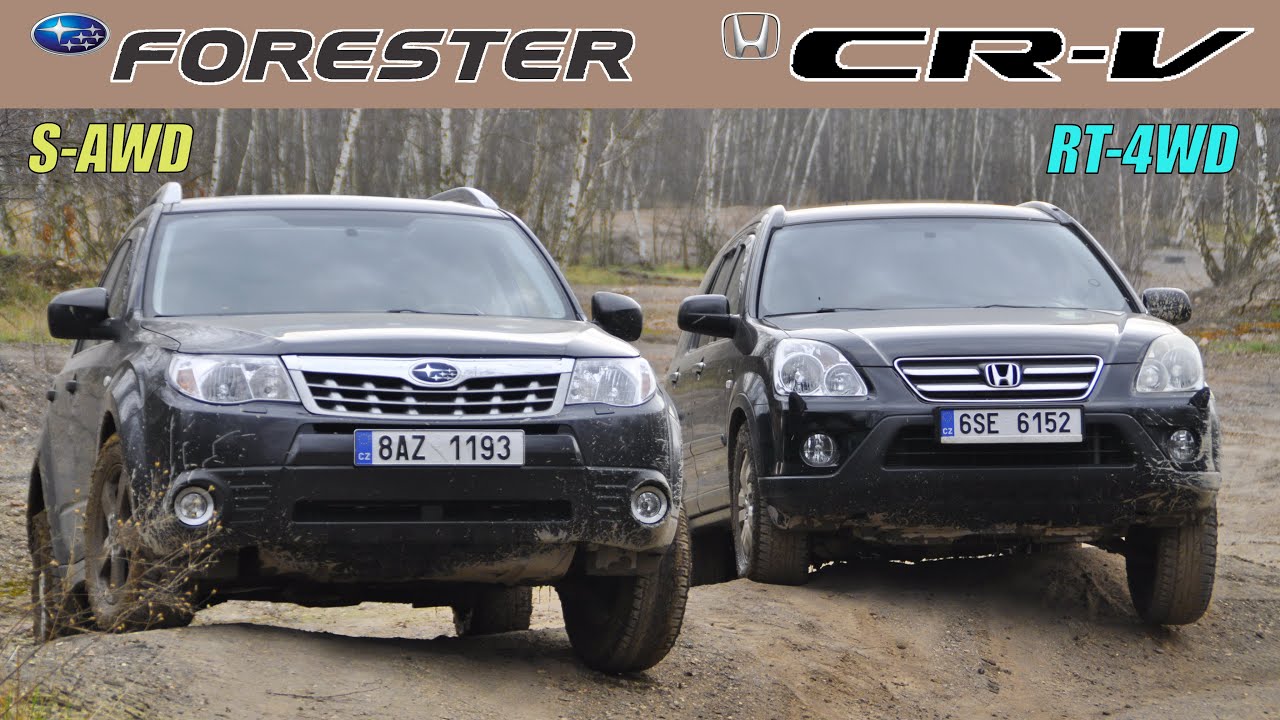 Forester (S-AWD) vs. CR-V (RT-4WD) OFF-ROAD