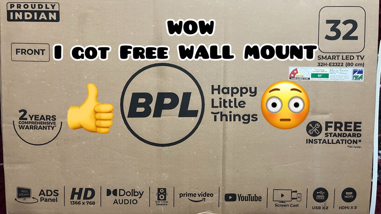 BPL Happy Little Things | Smart LED TV | 32H-E2322 (80 cm) | @izaidbinshah 