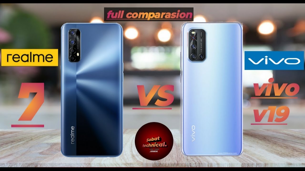 realme 7 vs vivo v19 || camera test !!