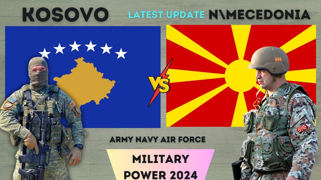 Kosovo vs North Macedonia-Military Power Compaerison 2024 | North Macedonia vs Kosovo Military Power