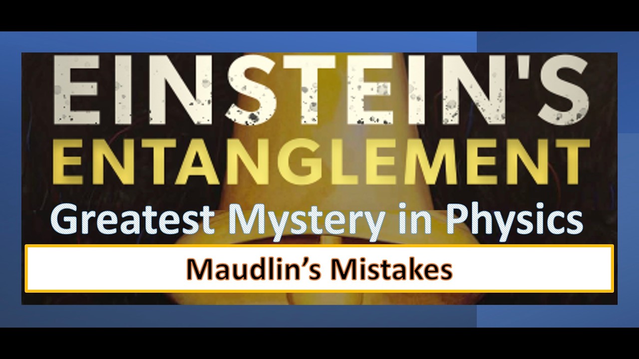 Einstein's Entanglement: Maudlin's Mistakes