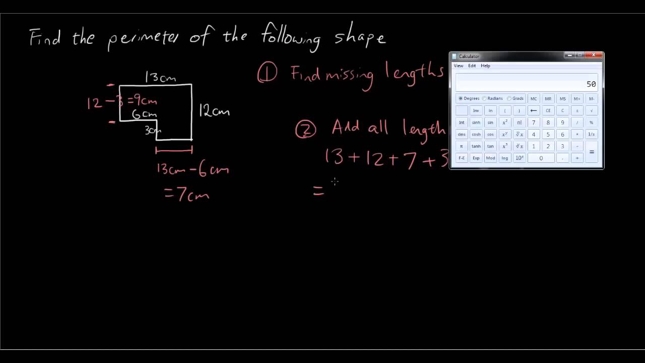 Perimeter practice question 1