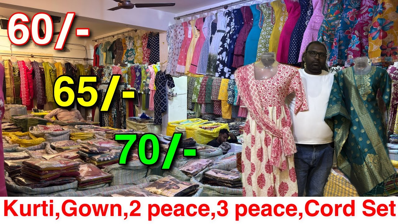 Lowest Price Kurti,Top,Cord Set,Pant Set,Gowns,Wholesaler in Howrah||Mangla Haat||Prateek Garments