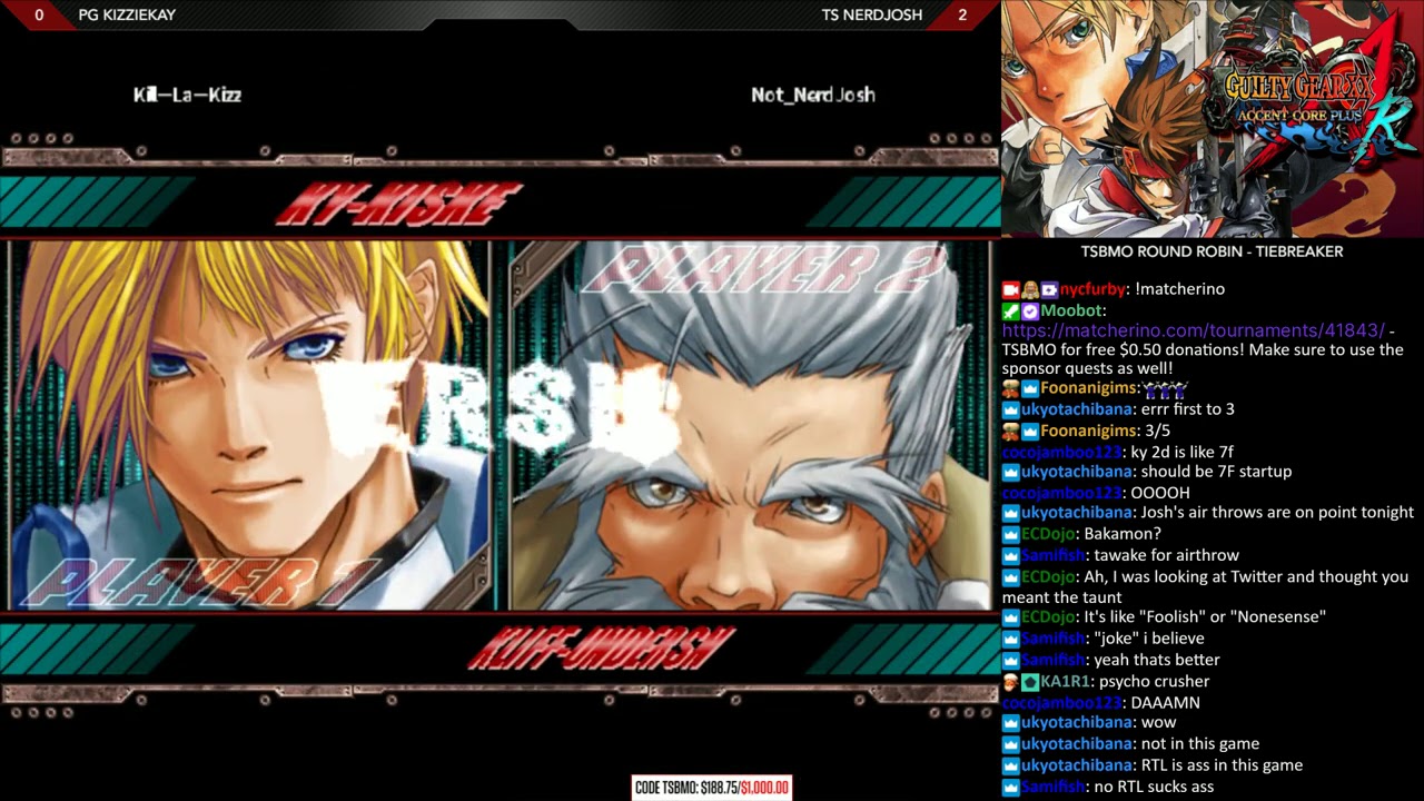GGXXAC+R @ TSB Magnum Opera Qualifier - Nerdjosh vs PG Kizzie PLAYOFF