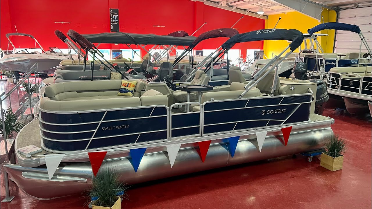 2023 Sweetwater 2286FS Triple-Toon by @GodfreyPontoonBoats